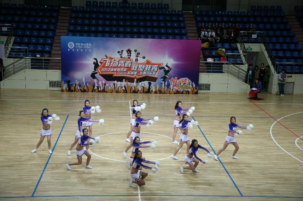 参加2012年“辽宁省大学生啦啦操大赛”我院再获佳绩 